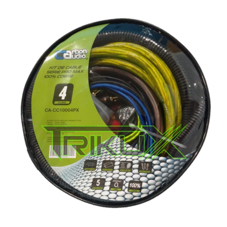 KIT DE INSTALACIÓN CAL.4 CARBON AUDIO CA-CC10004PX