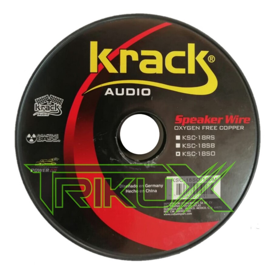 CABLE KRACK AUDIO CAL.18 KSC-18SO