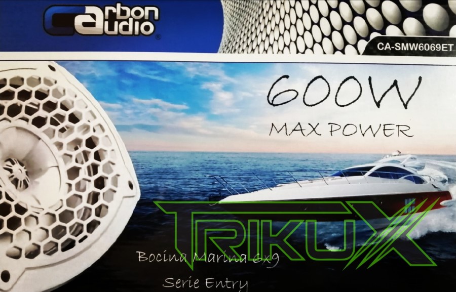 BOCINAS MARINAS CARBON AUDIO 6X9" CA-SMW6069ET - Imagen 4