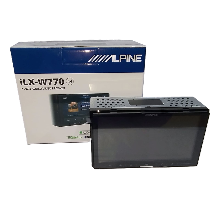PANTALLA ALPINE 2 DIN, ANDROID AUTO, CAR PLAY, INALAMBRICO ILX-W770