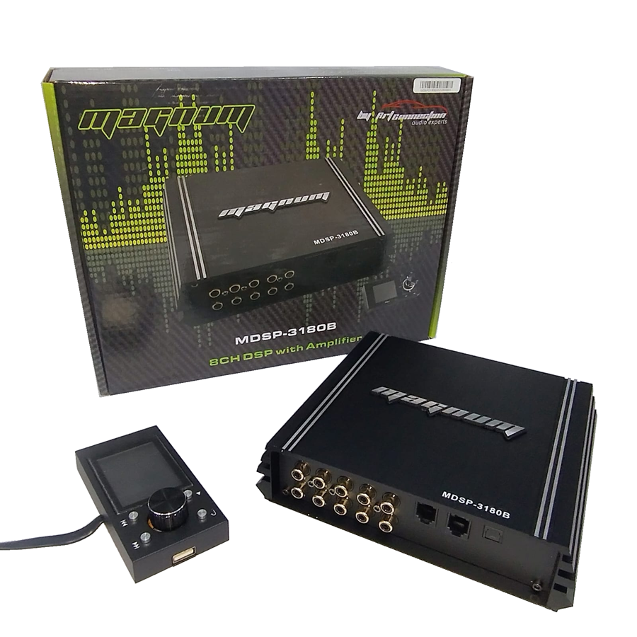 DSP AMPLIFICADOR MAGNUM CON DISPLAY MDSP-3180B